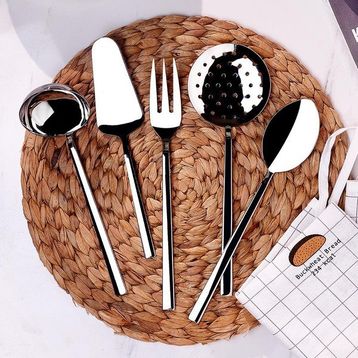Hisar Tulip 5 Parça Çelik Servis Seti