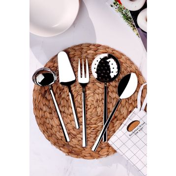 Hisar Tulip 5 Parça Çelik Servis Seti