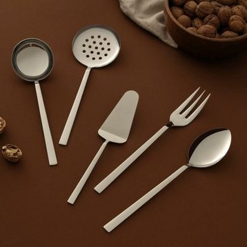 Hisar Tulip 5 Parça Çelik Servis Seti