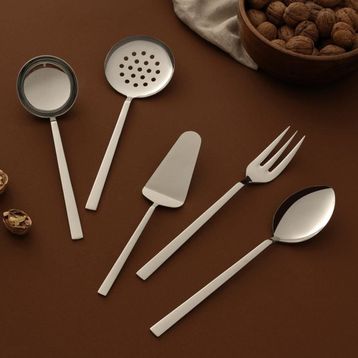 Hisar Tulip 5 Parça Çelik Servis Seti