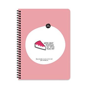 Hisli Şeyler A4 80 Yaprak Çizgili Neyim Ben Dünyanın En Tatlısı Filan Mı? Defter
