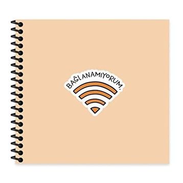 Hisli Şeyler Yaprak Çizgili Bağlanamıyorum Defter