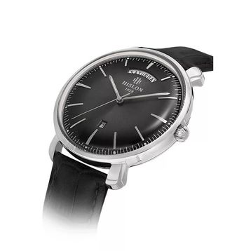 Hislon Classic CL203S-04BS Siyah-Gümüş Erkek Kol Saati