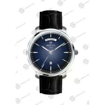 Hislon Classic CL203S-11BS Siyah Lacivert Erkek Kol Saati
