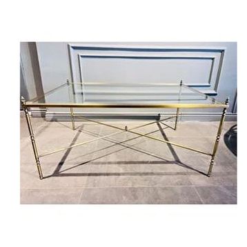 Hitit Dekorasyon Gonca Gold Metal Orta Sehpa