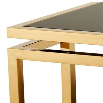 Hitit Dekorasyon Zao Gold Metal Orta Sehpa