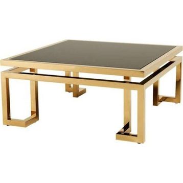 Hitit Dekorasyon Zao Gold Metal Orta Sehpa