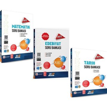 Hız ve Renk AYT Matematik Edebiyat ve Tarih Soru Bankası Seti 3 Kitap