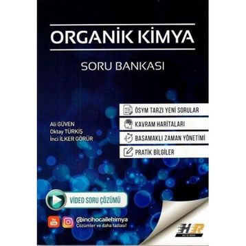 Hız ve Renk Yayın TYT AYT Kimya-Organik Kimya Soru Bankası 3 Kitap