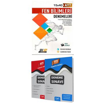 Hız ve Renk Yayınları AYT Fen Bilimleri 15x40 Denemeleri