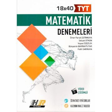Hız ve Renk Yayınları TYT Matematik Denemeleri