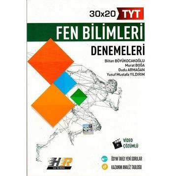 Hız Ve Renk Yayınları Video Çözümlü Tyt Fen Bilimleri 30x20 Denemeleri