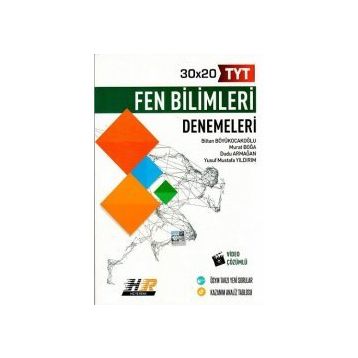Hız Ve Renk Yayınları Video Çözümlü Tyt Fen Bilimleri 30x20 Denemeleri