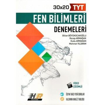 Hız Ve Renk Yayınları Video Çözümlü Tyt Fen Bilimleri 30x20 Denemeleri