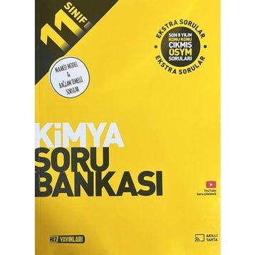 Hız Yayınları 11.Sınıf Kimya Soru Bankası