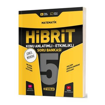 Hız Yayınları 5. Sınıf Matematik Hibrit Soru Bankası