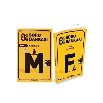 Hız Yayınları 8. Sınıf Matematik ve Fen Bilimleri Soru Bankası Seti