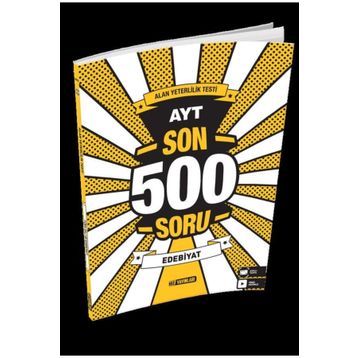 Hız Yayınları Ayt Edebiyat Son 500 Soru Bankası