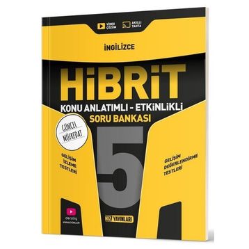 Hız Yayınları Hibrit 5. Sınıf İngilizce Soru Bankası