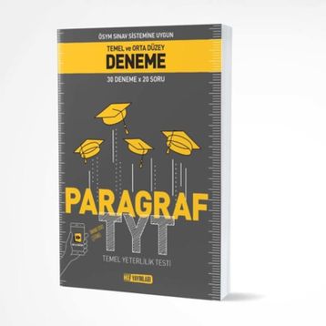 Hız Yayınları-TYT AYT Paragraf Temel ve Orta Düzey 30x20 Deneme