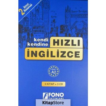 Hızlı İngilizce 3. Basamak 3 kitap + 3 CD - Bahire Şerif