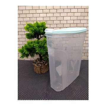 HK 5761327549379 Hk Plastik 4L Turkuaz Kapak Plastik Erzak Kabı
