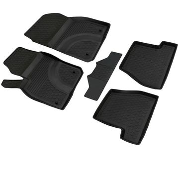 HLP Ford Focus 3 Refref 4D 2011-2014 Siyah Havuzlu Kauçuk Paspas