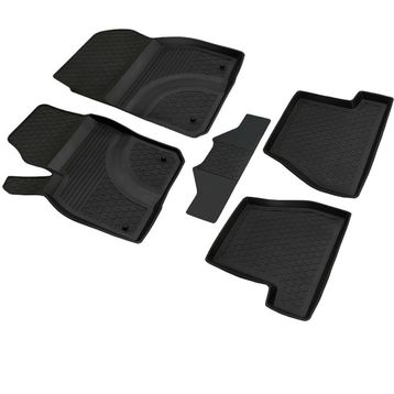 HLP Ford Focus 3 Refref 4D 2011-2014 Siyah Havuzlu Kauçuk Paspas