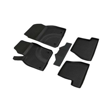 HLP Ford Focus 3 Refref 4D 2011-2014 Siyah Havuzlu Kauçuk Paspas