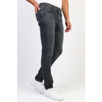 HLT Jeans HLTHE001935 Taşlamalı Antrasit Slim Fit Likralı Esnek Erkek Kot Pantolon