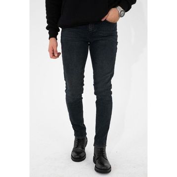 HLT Jeans HLTHE001935 Taşlamalı Antrasit Slim Fit Likralı Esnek Erkek Kot Pantolon