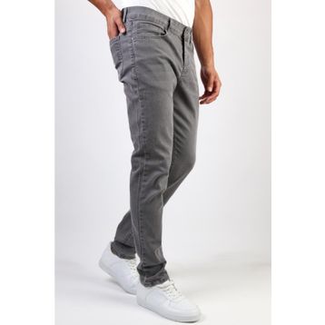 HLT Jeans HLTHE001942 Erkek Gri Slim Fit Taşlamalı Kot Pantolon
