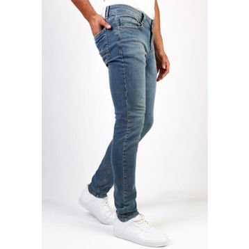 HLT Jeans HLTHE001943A Açık Mavi Taşlamalı Slim Fit Denim Erkek Pantolon
