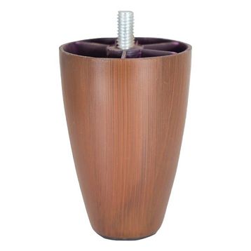 Hobbi Armut Ceviz Renk Plastik 8 Adet x 10 cm Koltuk Baza Ayağı