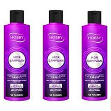 Hobby 3x250 ml Mor Şampuan