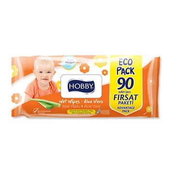 Hobby Aloe Vera Kapaklı 90lı Islak Havlu