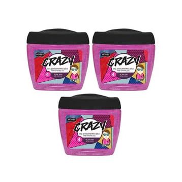 Hobby Crazy Headx 3x700 ml Islak Sert Saç Jölesi