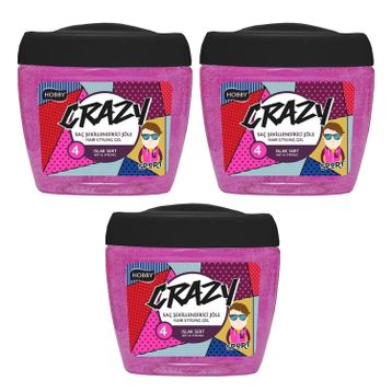Hobby Crazy Headx 3x700 ml Islak Sert Saç Jölesi