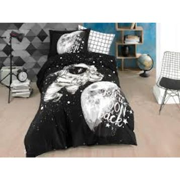 Hobby Galaxy Royal Lacivert Tek Kişilik Nevresim Takımı