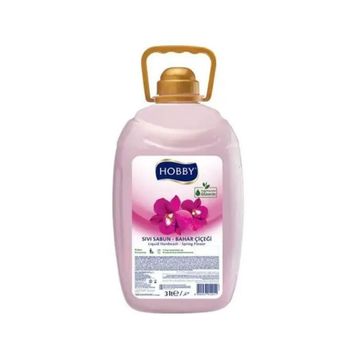 Hobby Gliserinli 3 lt Pembe Bahar Çiçeği Sıvı Sabun