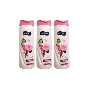 Hobby Gül Özlü Boyalı Saç 3x480 ml Şampuan