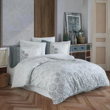 Hobby İrene Poplin Çift Kişilik Nevresim Takımı