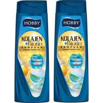 Hobby Kolajen Mentol Kepekli Saç 2x480 ml Şampuan
