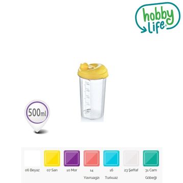 Hobby Life Plastik 500 ml Yonca 6'lı Yağlık