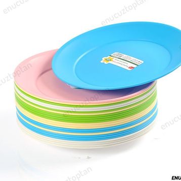 Hobby Life Plastik 6'lı Yuvarlak Pasta Tabağı