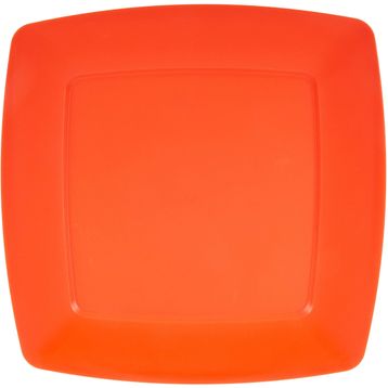 Hobby Life Plastik Kare 6'lı Servis Tabağı