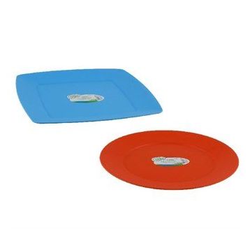 Hobby Life Plastik Kare 6'lı Servis Tabağı
