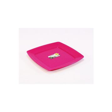 Hobby Life Plastik Kare 6'lı Servis Tabağı