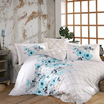 Hobby Poplin Belinda Çift Kişilik Nevresim Takımı