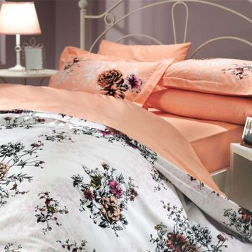 Hobby Poplin Carmen Somon Tek Kişilik Nevresim Takımı